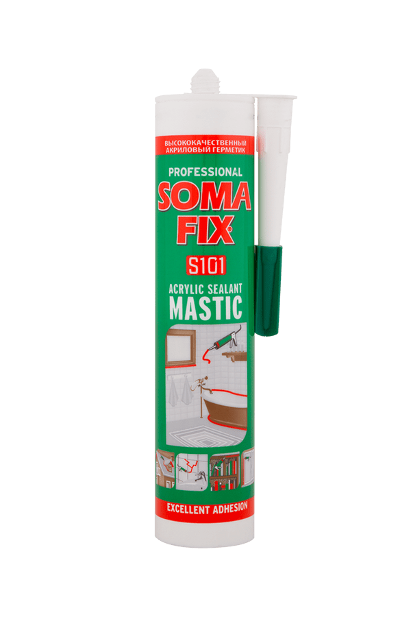 SomaFix Mastic акриловий герметик 310 мл білий - фото