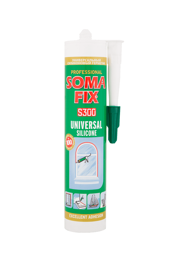 SomaFix силикон универсальный 310 мл прозрачный - фото