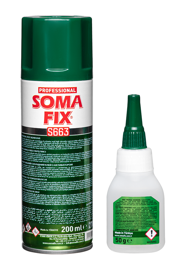 Клей-активатор быстрого склеивания Soma Fix